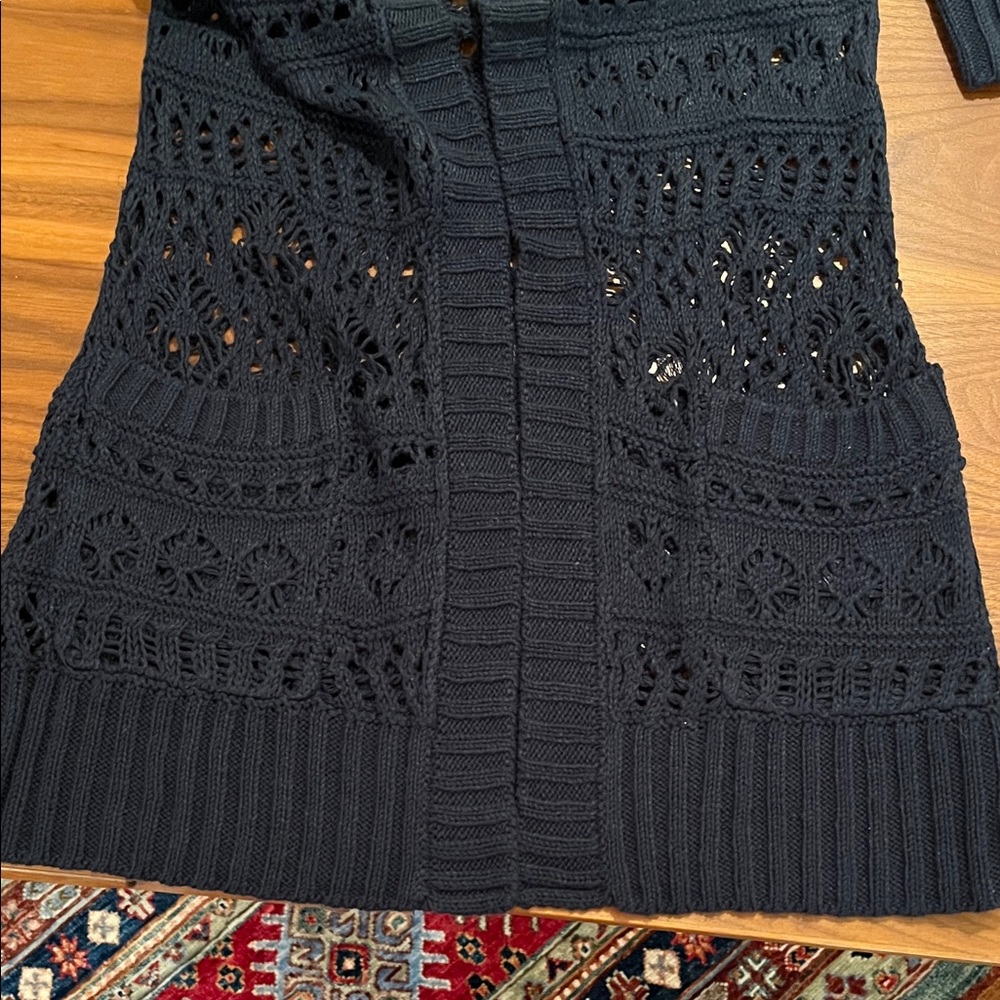 NWT Lucky Brand Crochet Cardigan XS - Picture 14 of 15